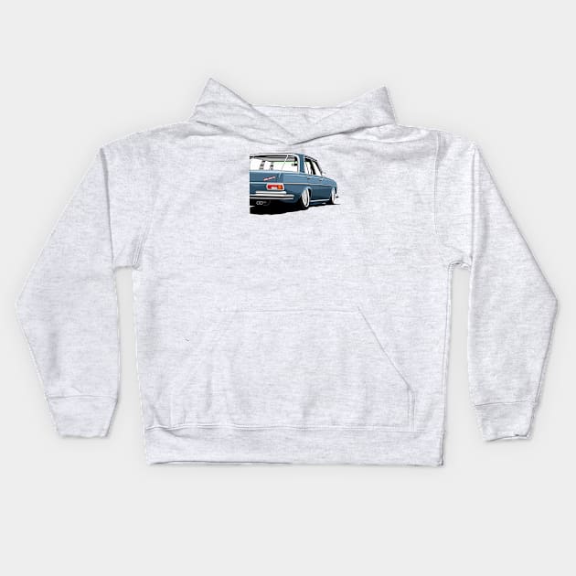 mercedes benz 280 Kids Hoodie by small alley co